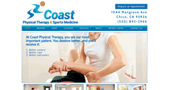 Desktop Screenshot of coastphysicaltherapy.net